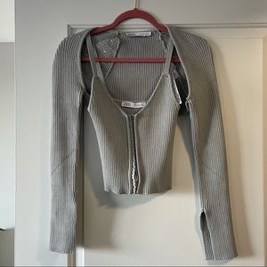 Two piece Zara sweater, never worn